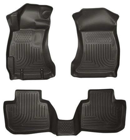 Husky Liners 10-12 Subaru Legacy/Outback WeatherBeater Combo Black Floor Liners 98841 Photo - Primary