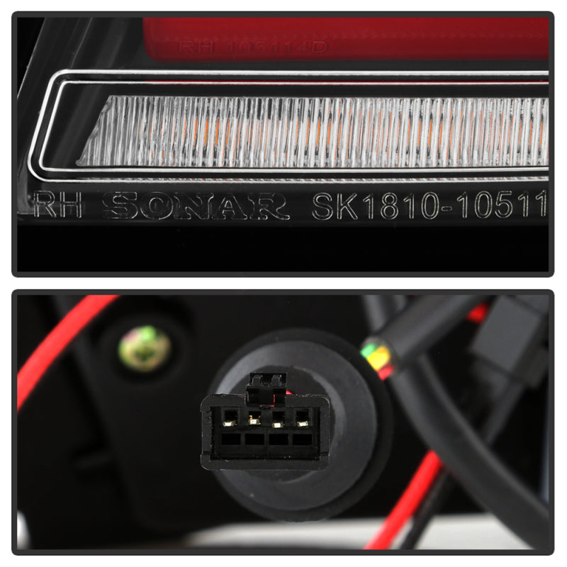 SPYDER 11-17 BMW 5 Series F10 F18 M5  Sequential Turn Signal LED Tail Light - BK ALT-YD-BMWF1011-BK 5088512 5088512 User 4