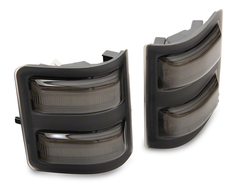 Raxiom 11-16 Ford F-250/F-350 Super Duty Axial LED Switchback Side Mirror Marker Lamps- Smoked SD18248 SD18248 Photo - Primary
