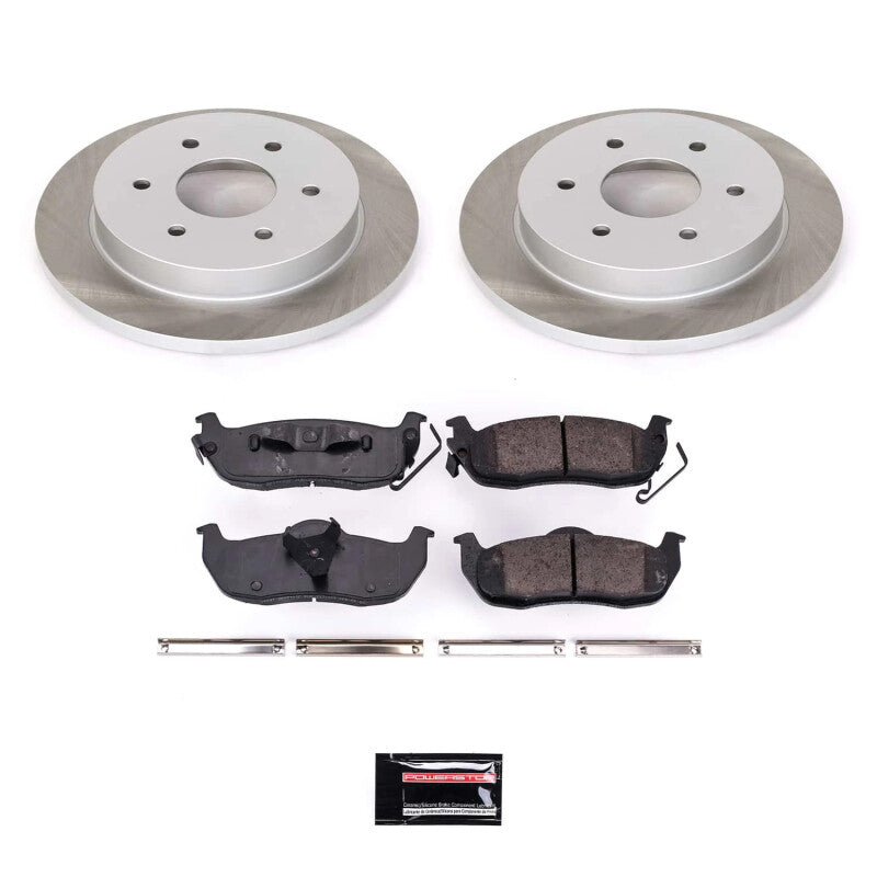 PowerStop Power Stop 04-15 Nissan TITAN Rear Semi-Coated Rotor Kit SC2445 SC2445 Photo - Primary