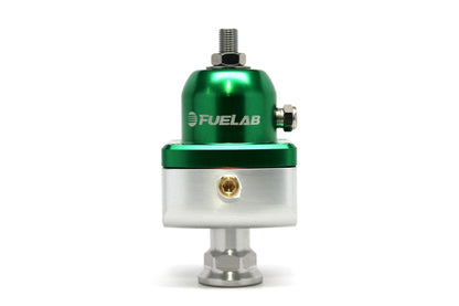 Fuelab 555 Carb Adjustable FPR Blocking 1-3 PSI (1) -8AN In (2) -8AN Out - Green 55502-6 55502-6 Photo - Primary