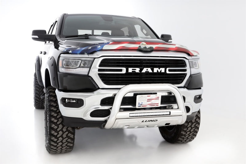 Stampede 2019 Ram 1500 Vigilante Premium Hood Protector - Flag 2019-30 2019-30 Photo - Mounted