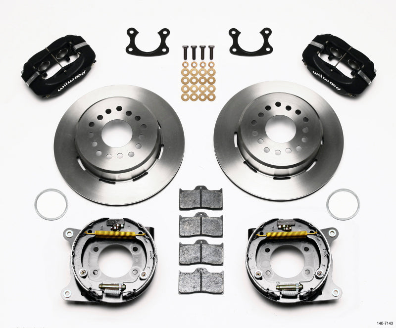 Wilwood FDL P/S Park Brake Kit, Small Ford 2.66" Offset 140-7143 Photo - Primary