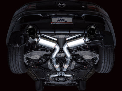 AWE Tuning AWE 2023 Nissan Z RZ34 RWD Touring Edition Catback Exhaust System w/ Diamond Black Tips 3015-33400 3015-33400 Photo - Mounted