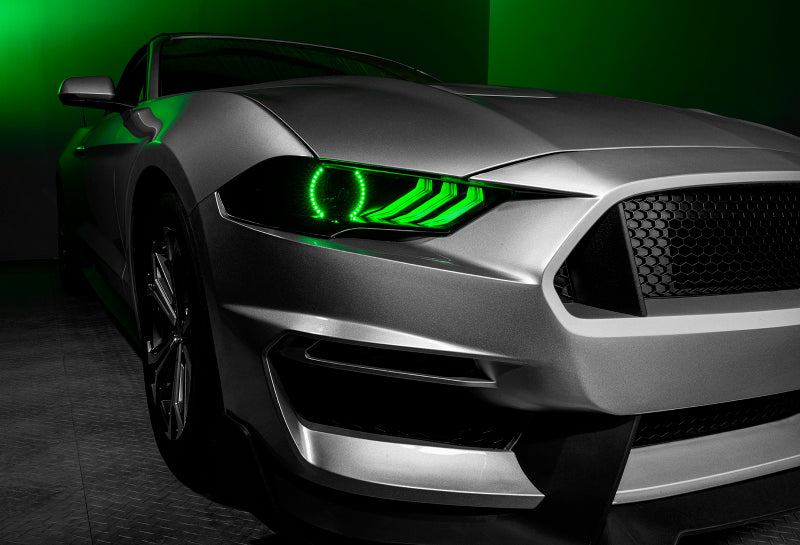 ORACLE Lighting Oracle 18-21 Ford Mustang Dynamic DRL Upgrade w/ Halo Kit & Sequential Turn Signal - ColorSHIFT 1446-332 1446-332 User 5