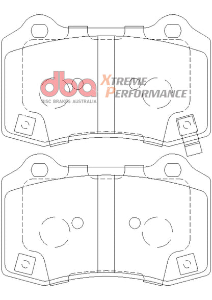 DBA 12-21 Jeep Grand Cherokee SRT XP Performance Rear Brake Pads DB8805XP DB8805XP Photo - out of package