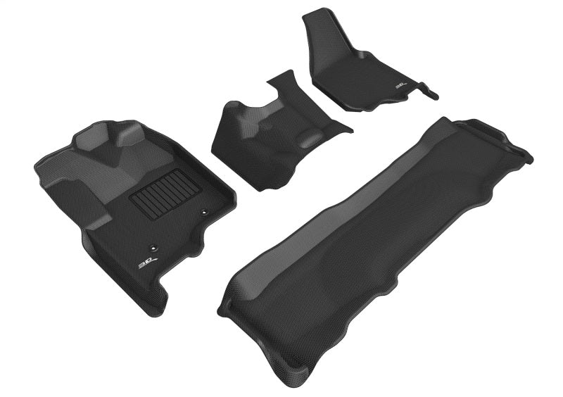 3D MAXpider 12-16 Ford F-250 / 350 / 450 Supercrew Kagu Black R1 R2 L1FR08901509 L1FR08901509 Photo - Primary