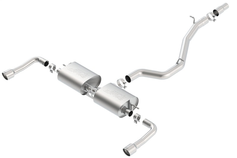 Borla 14-16 Audi A3 Quattro 2.0L Turbo AT/MT RWD 4DR S-Type Cat-Back Exhaust Single Split Rear Exit 140682 140682 Photo - Primary