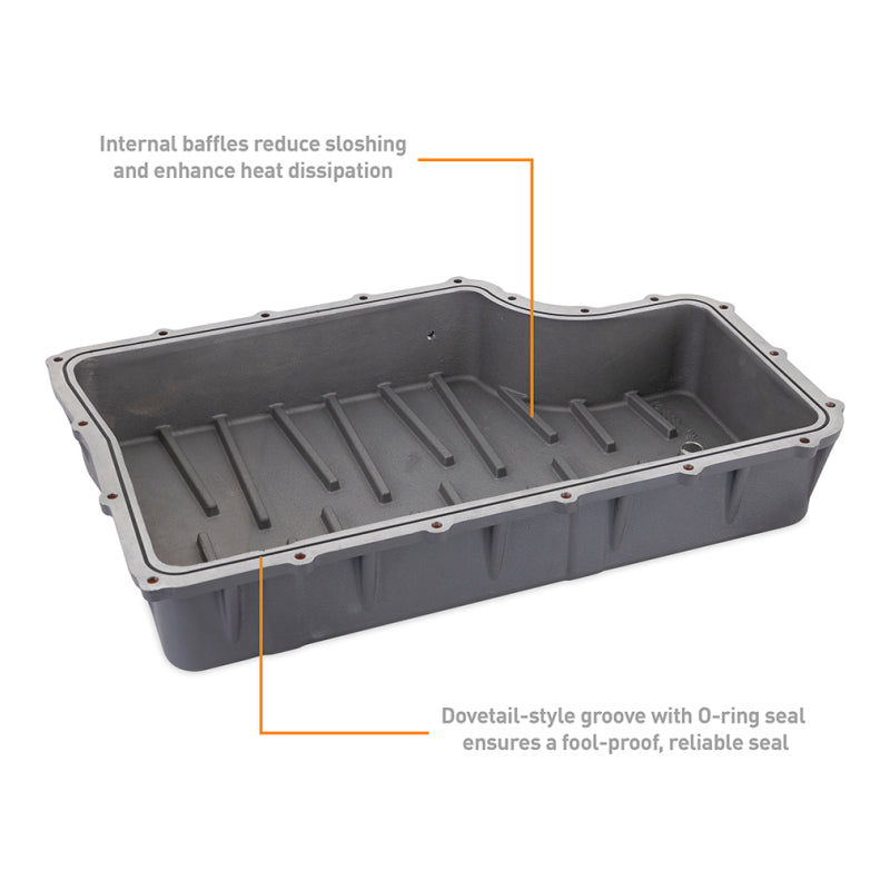Mishimoto 2011+ Powerstroke 6R140 Transmission Pan - Cast - GR MMTP-F2D-11 MMTP-F2D-11 User 2