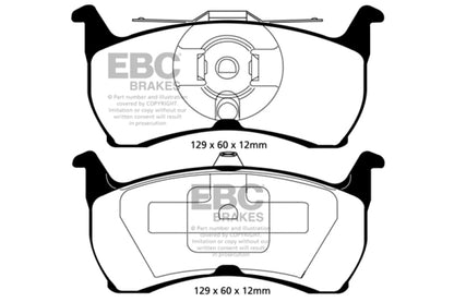 EBC Disc Brake Pad Set DP41504R Photo - Primary