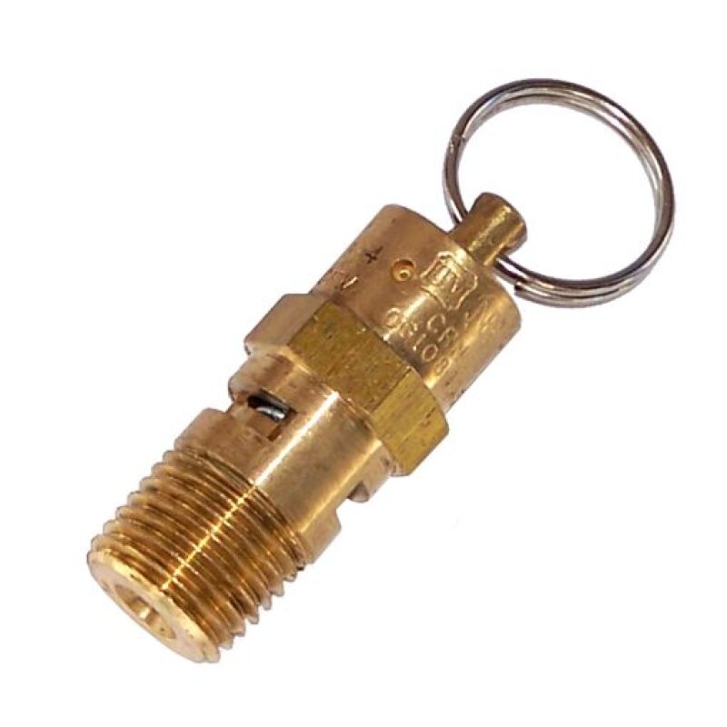 Kleinn Air Horns Kleinn Safety Valve - 1/4In M NPT - 155 PSI Rated Pop-Off Valve 52155 52155 Photo - Primary