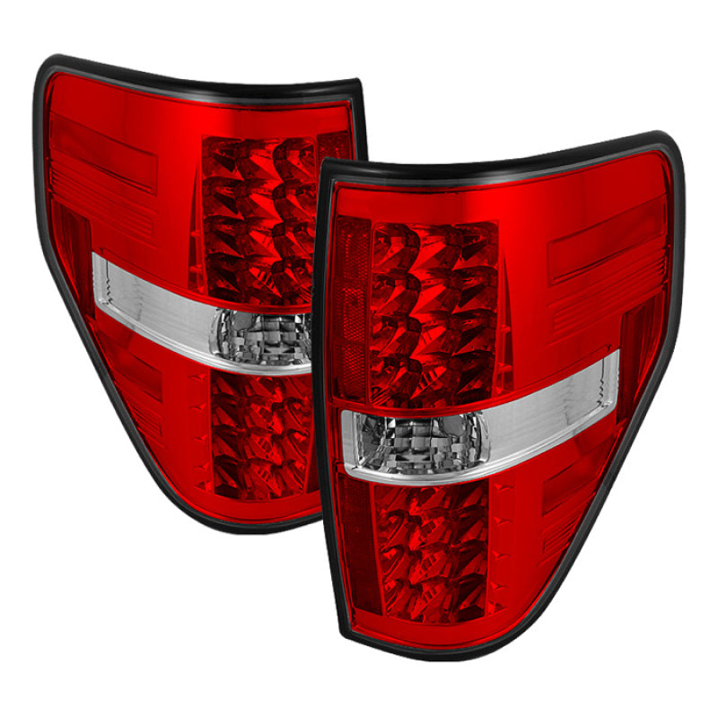Spyder Ford F150 09-14 LED Tail Lights Red Clear ALT-YD-FF15009-LED-RC 5008534 5008534 Photo - Primary