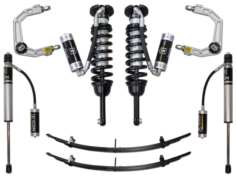 ICON 05-15 Toyota Tacoma 0-3.5in/2016+ Toyota Tacoma 0-2.75in Stg 4 Suspension System w/Billet Uca K53004 K53004 Photo - Primary
