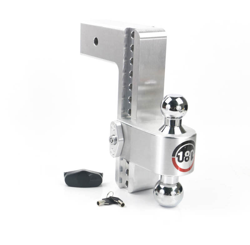 Weigh Safe 180 Hitch 10in Drop Hitch & 3in Shank (10K/21K GTWR) - Aluminum CTB10-3