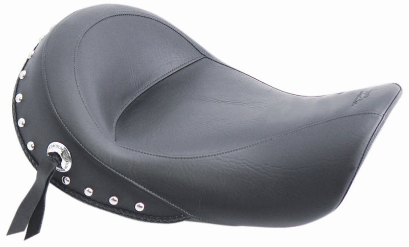Mustang Motorcycle Mustang 91-05 Harley Dyna Standard Touring Solo Seat w/Studs - Black 75271 75271 Photo - Primary