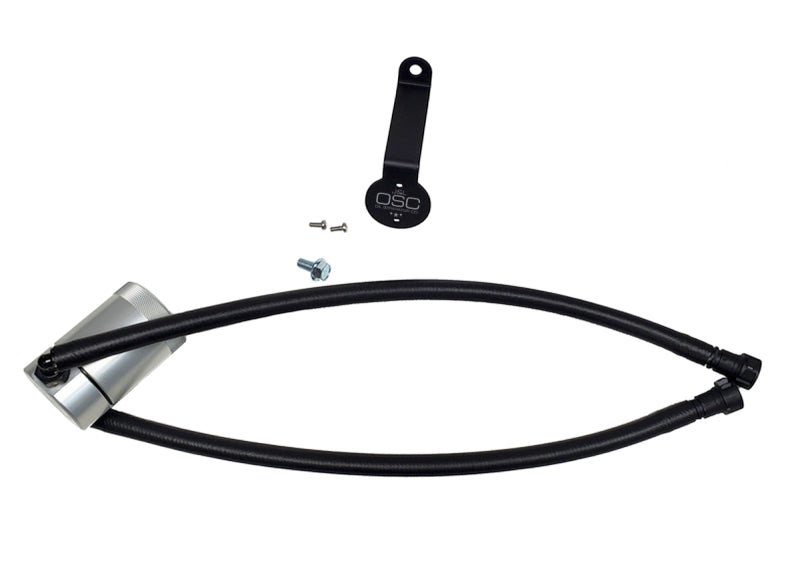 J&L 20-22 Chevy Silverado/GMC Sierra 2500/3500 6.6L Drivers Side Oil Separator 3.0 - Clear Anodi 3089D-C 3089D-C Photo - Primary
