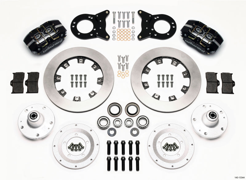 Wilwood Dynapro Dust-Boot Front Kit 12.19in 1965-1969 Mustang Disc & Drum Spindle 140-13344 140-13344 Photo - Primary