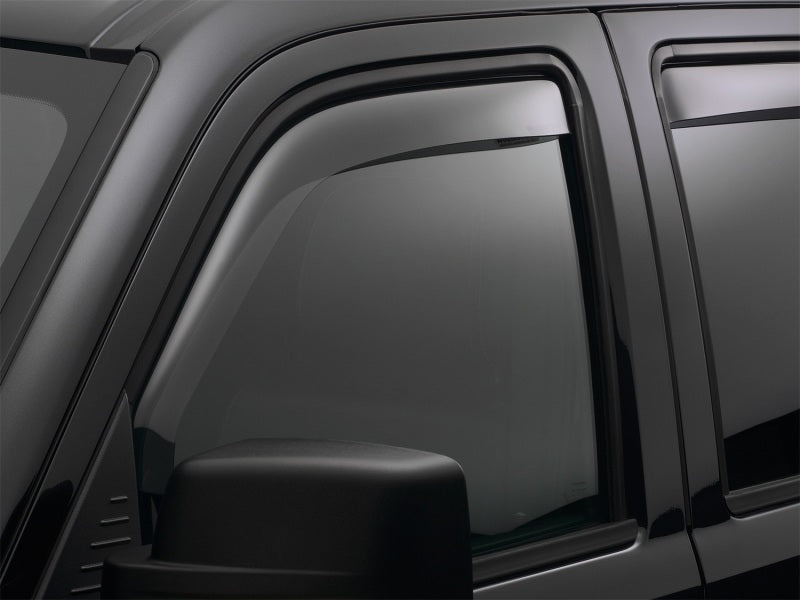 WeatherTech 09-13 Dodge Journey Front Side Window Deflectors - Light Smoke 70490 70490 Photo - Mounted