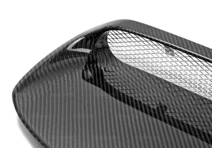 Seibon Carbon Fiber Hood Scoop For 2008-2014 Subaru WRX/STi HDS0809SBIMP-OE Photo - Primary