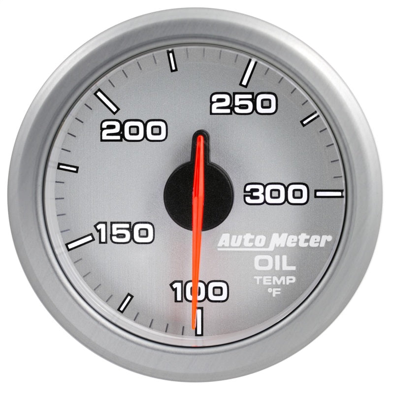 Autometer 2-1/16" Oil Temp, 100-300`F, Airdrive, Silver 9140-UL User 1