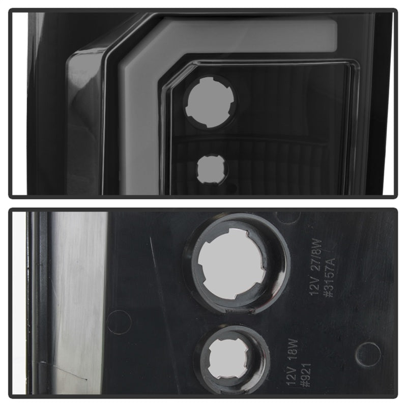 Spyder 07-13 Toyota Tundra V2 Light Bar LED Tail Lights - Smoke ALT-YD-TTU07V2-LB-BSM 5085443 5085443 Photo - Unmounted