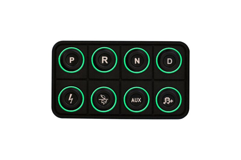 AEM EV 8 Button Keypad CAN Based Programmable Backlighting 30-8400 30-8400 Photo - out of package