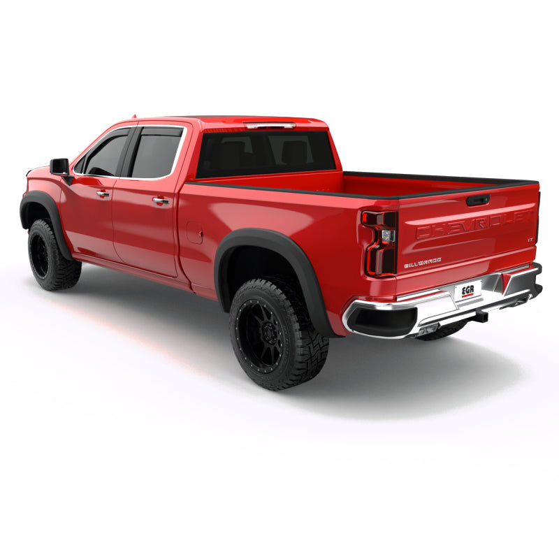 EGR 2019+ Chevy Silverado 1500 Rugged Look Fender Flares - Set 751694 751694 Photo - Mounted