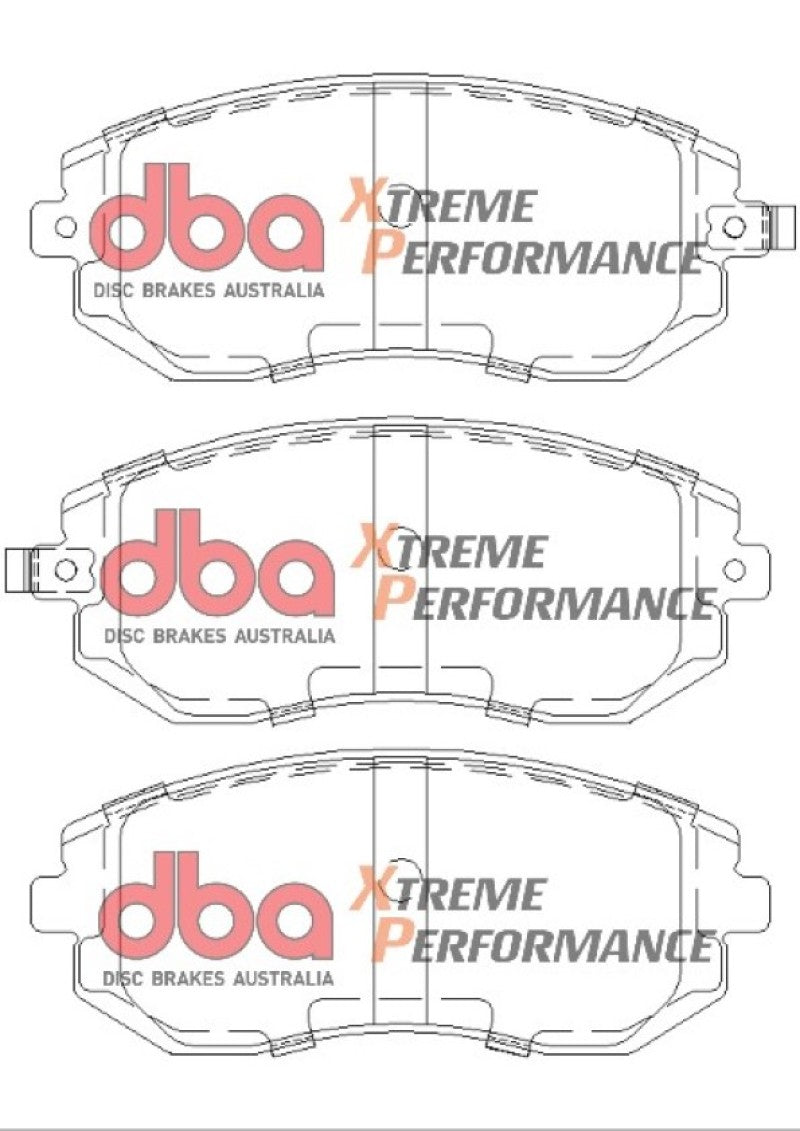 DBA 03-05 Subaru WRX / 08 Subaru WRX XP650 Front Brake Pads DB1491XP DB1491XP Photo - out of package