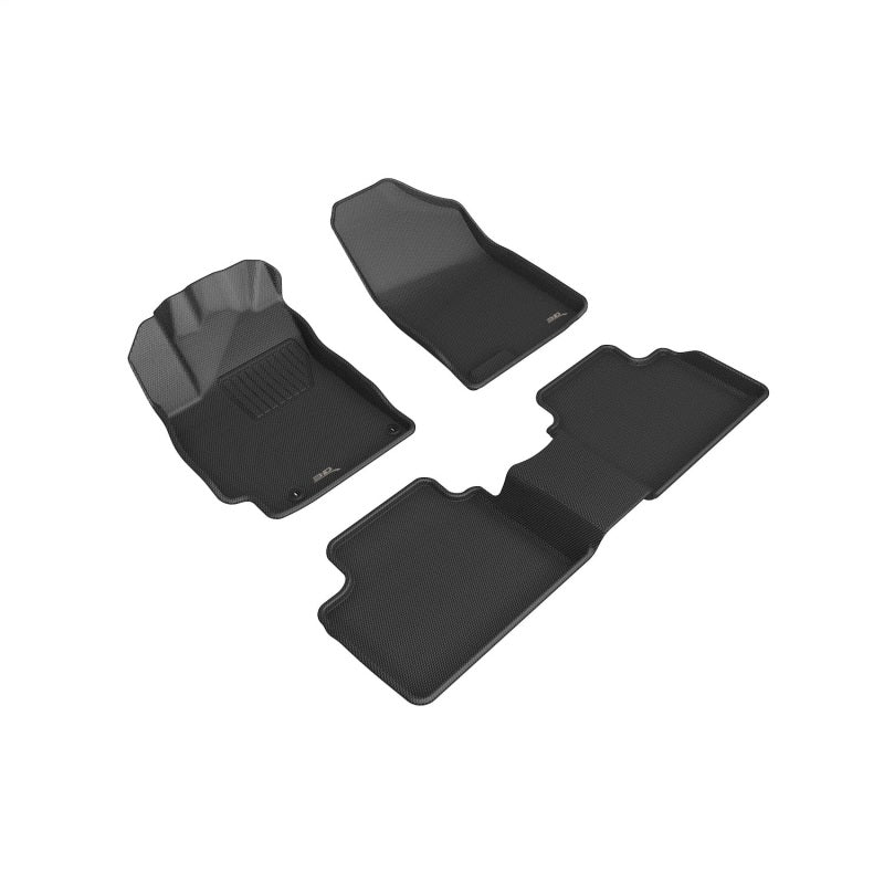 3D MAXpider 2021-2024 Hyundai Elantra Kagu Full Set Floormat - Black L1HY11001509 L1HY11001509 Photo - Primary