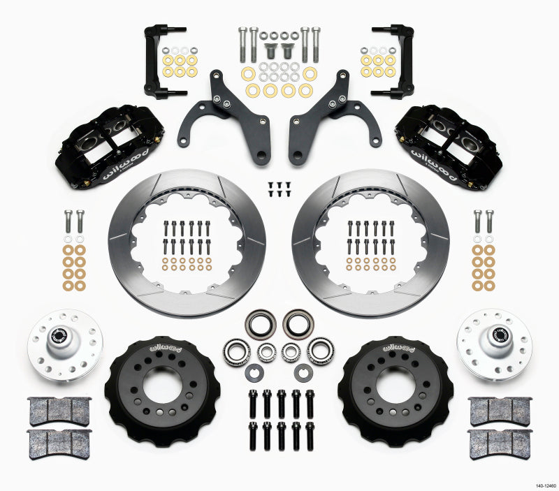 Wilwood Narrow Superlite 6R Front Hub Kit 12.88in 59-64 Chevy Impala / 63-64 Corvette 140-12460 140-12460 Photo - Primary