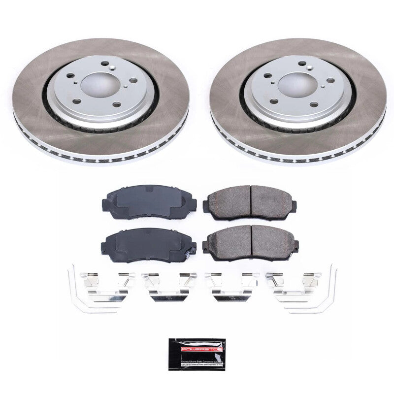 PowerStop Power Stop 19-22 Honda Passport Front Semi-Coated Rotor Kit SC6959 SC6959 Photo - Primary