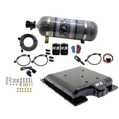 Nitrous Express Dodge Hellcat/Demon Supercharger Lid Nitrous Kit (100-400HP) w/12lb Bottle 20972-12 20972-12 Photo - Primary