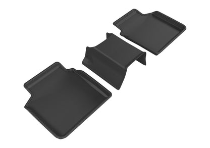 3D MAXpider 2016-2020 BMW 7 Series Kagu 2nd Row Floormats - Black L1BM07621509 L1BM07621509 Photo - Primary