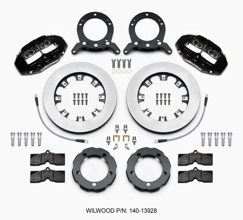 Wilwood D8 Front Hat Kit 12.19in Rotor 76-77 Ford Bronco Dana 44 w/Lines 140-13928 140-13928 Photo - Primary