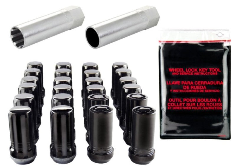 McGard SplineDrive Tuner 6 Lug Install Kit w/Locks & Tool (Cone) M14X1.5 / 22mm Hex - Blk 65630BK 65630BK User 1