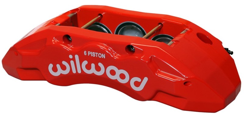 Wilwood Caliper-TX6R- L/H - Red 1.75/1.62/1.62in Pistons 1.38in Disc 120-13818-RD 120-13818-RD User 1