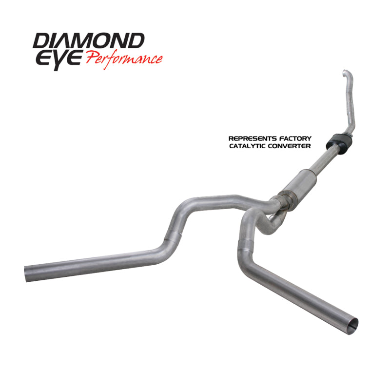 Diamond Eye Performance Diamond Eye KIT 4in TB MFLR RPLCMENT PIPEDUALALUM94-97 5 7 3L F250/F350 PWRSTROKE NFS K4308A-RP K4308A-RP Photo - Unmounted