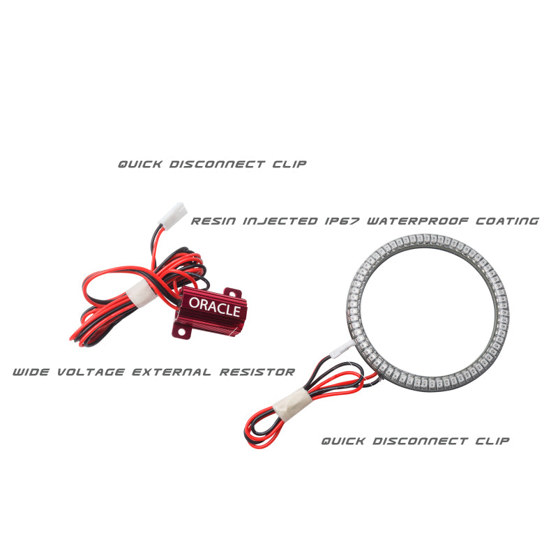 ORACLE Lighting Oracle Jeep Wrangler 07-17 LED Waterproof Turn Signal Halo Kit - Amber 2931-005 2931-005 Photo - in package