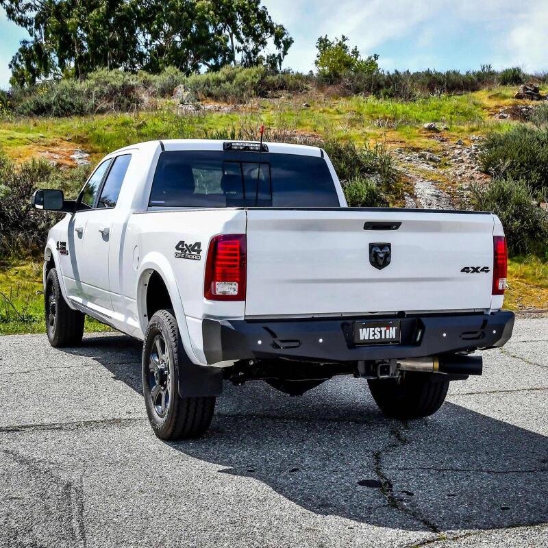 Westin 09-18 Ram 1500 Pro-Series Rear Bumper - Textured Black 58-421025 58-421025 Photo - Mounted