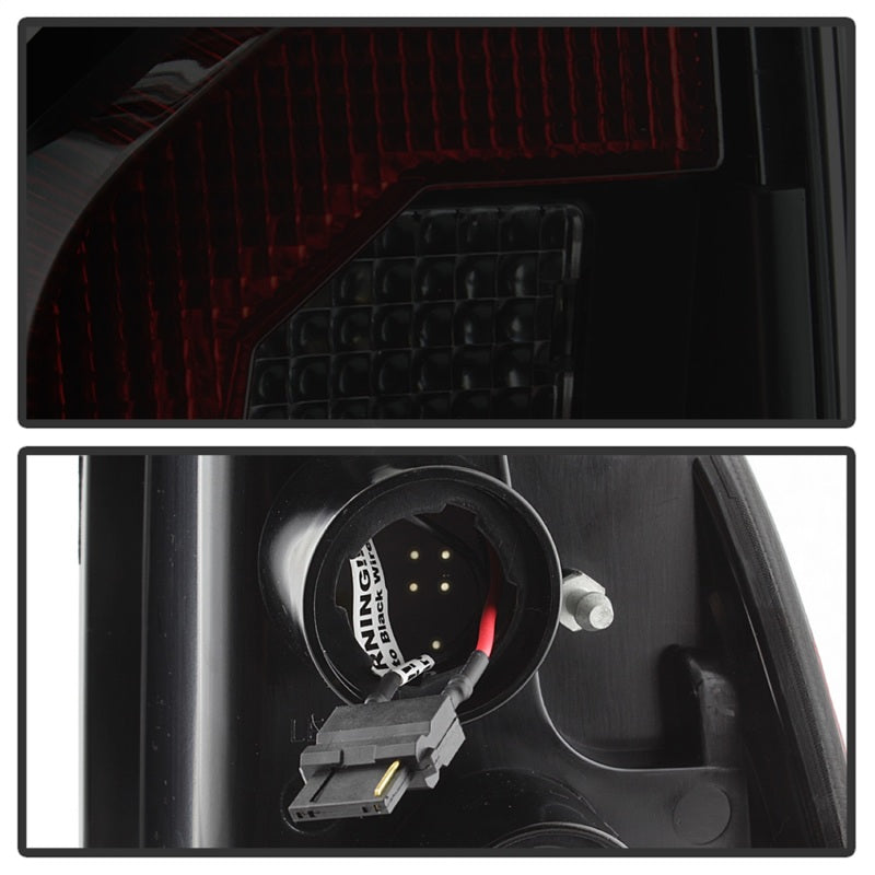 Spyder 05-15 Toyota Tacoma LED Tail Lights (Not Compatible w/OEM LEDS) - Smoke ALT-YD-TT05V2-LB-BSM 5085474 5085474 Photo - Unmounted