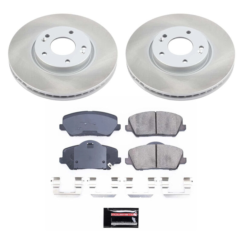 PowerStop Power Stop 14-16 Kia Forte5 Front Semi-Coated Rotor Kit SC6935 SC6935 Photo - Primary