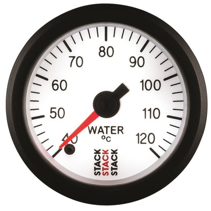 Autometer Stack 52mm 40-120 Deg C 1/8in NPTF Male Pro Stepper Motor Water Temp Gauge - White ST3357 ST3357 User 4