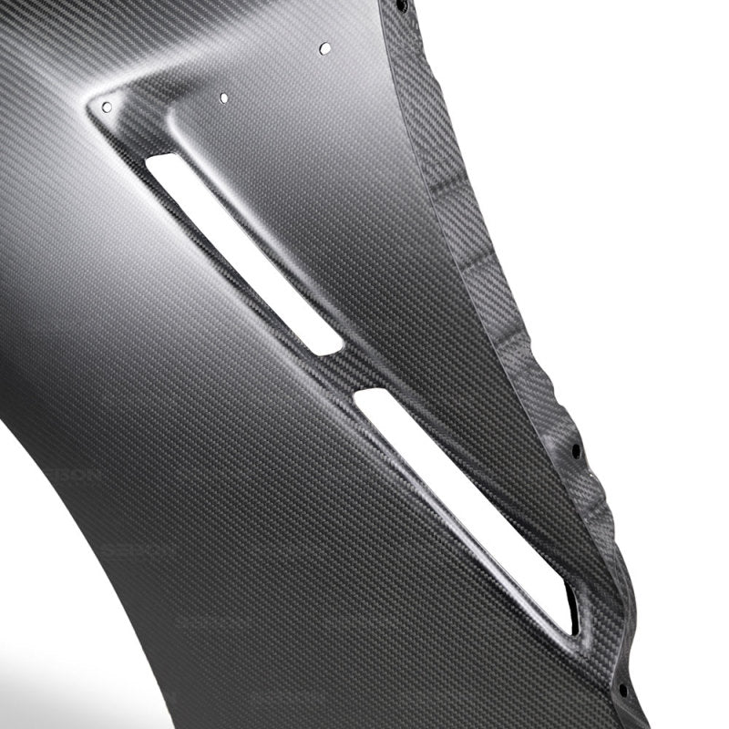 Seibon 09-10 Nissan GT-R R35 Style Carbon Fiber Fenders FF0910NSGTR-OE-DRY Photo - Primary