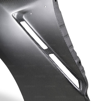 Seibon 09-10 Nissan GT-R R35 Style Carbon Fiber Fenders FF0910NSGTR-OE-DRY Photo - Primary