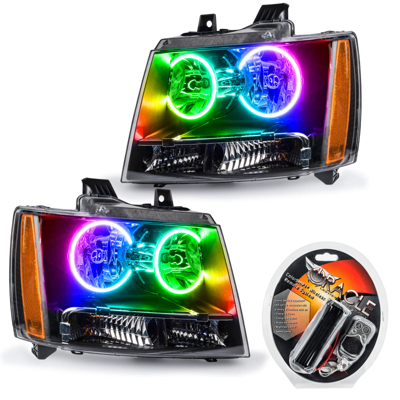ORACLE Lighting Oracle 07-13 Chevrolet Avalanche Pre-Assembed SMD Headlights - ColorSHIFT 7001-330 7001-330 Photo - Primary