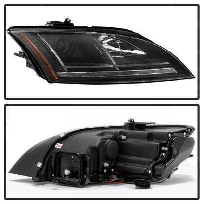 Spyder 08-15 Audi TT HID Xenon Projector Headlights w/Seq Turn Signal - Blk (PRO-YD-ATT08-HID-BK) 5085542 5085542 Photo - Unmounted