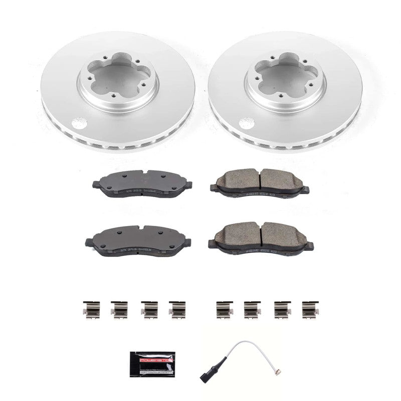 PowerStop Power Stop 20-21 Ford Transit-150 Front Z17 Coated Brake Kit CRK8989