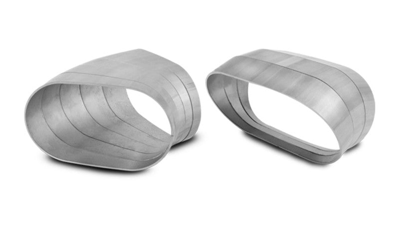 Vibrant 45 Degree Vertical Plane Oval 304SS Pie Cuts Nominal Tube 3.50in 13586 13586 User 1