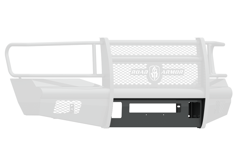 Road Armor 06-09 Dodge 2500 Vaquero Front Non-Winch Plate - Tex Blk 406V-NWP 406V-NWP Photo - Primary