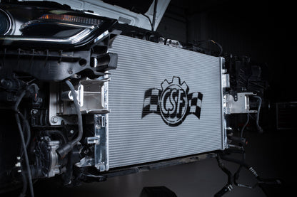 CSF Audi B8 S4 & S5 High Performance All-Aluminum Radiator 7091 7091 Photo - Mounted